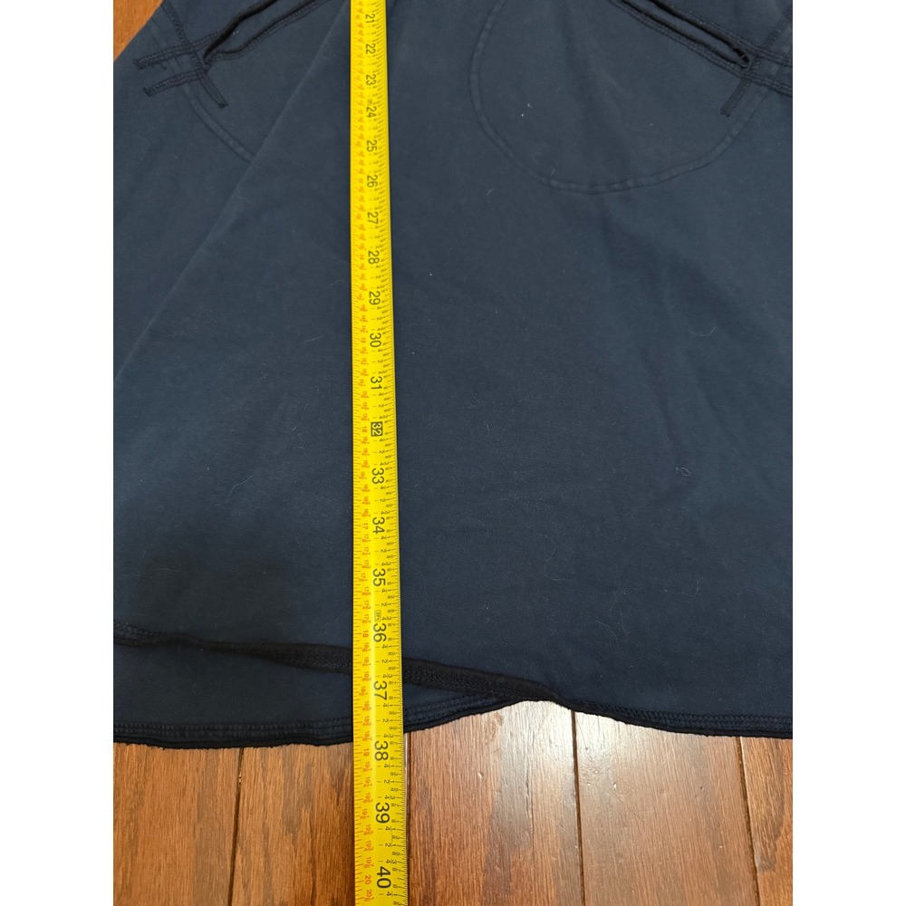 Hard Tail Forever Navy Blue Double Breasted Coat Dress Small Y2K - Picture 6 of 6